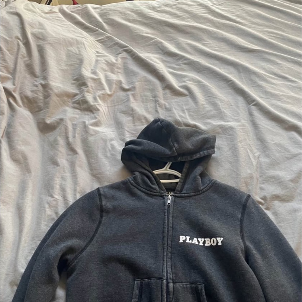 Playboy Kids Gray Hoodie Jacket